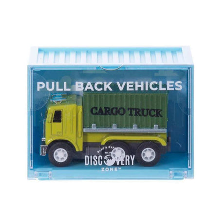 Diecst Metal Pull-back Truck in Container - Funky Gifts NZ