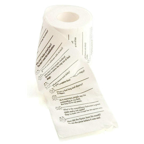 Crap Jokes Toilet Paper - Funky Gifts NZ