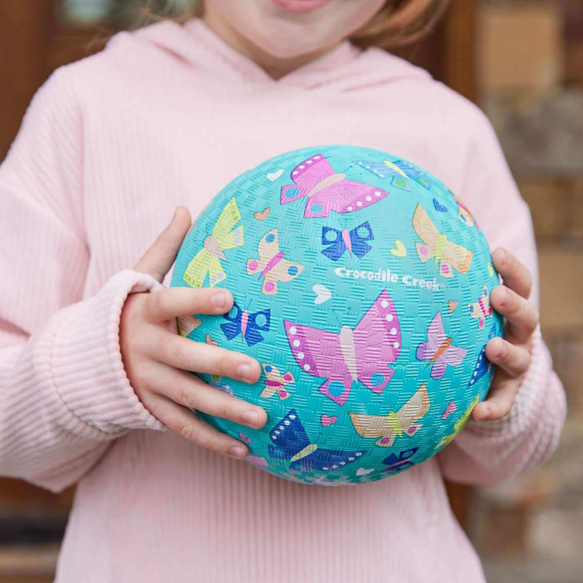 5" Playground Ball Butterfly Rainbow - Funky Gifts NZ