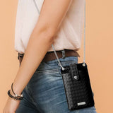 Crossbody Black Phone Bag - Funky Gifts NZ