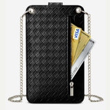 Crossbody Black Phone Bag - Funky Gifts NZ