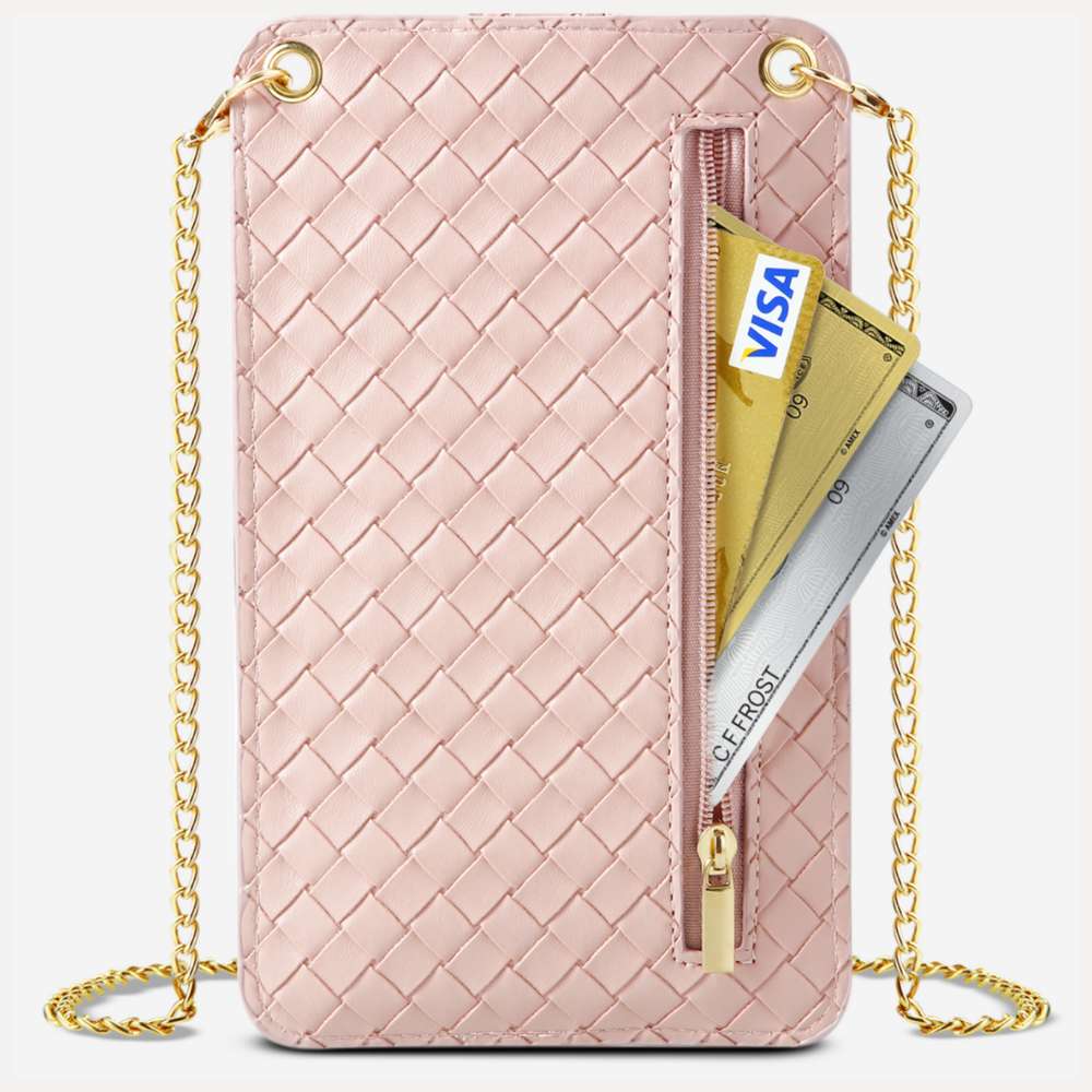 Crossbody Blush Phone Bag - Funky Gifts NZ