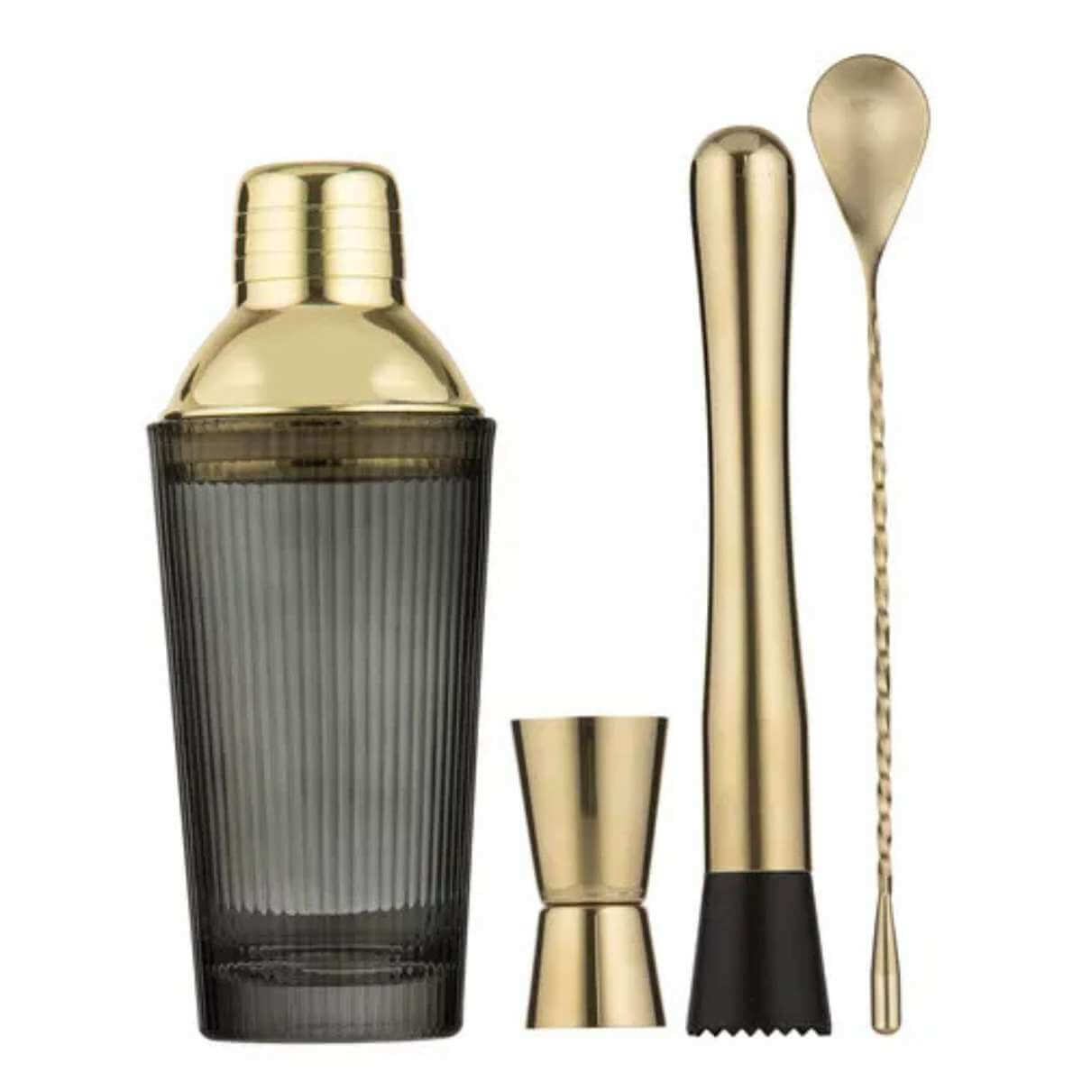 Cyrus Charcoal 4pc Cocktail Set - Funky Gifts NZ