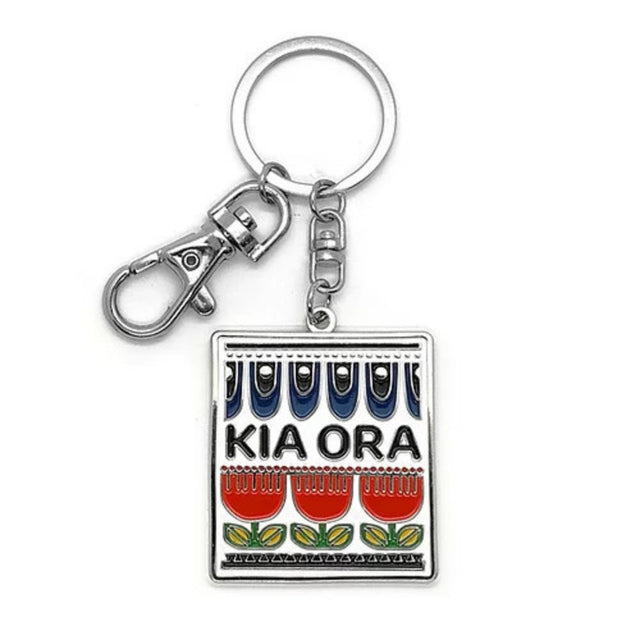 DBL Kiwiana Key Ring - Scandi Inspired Kia ora - Funky Gifts NZ