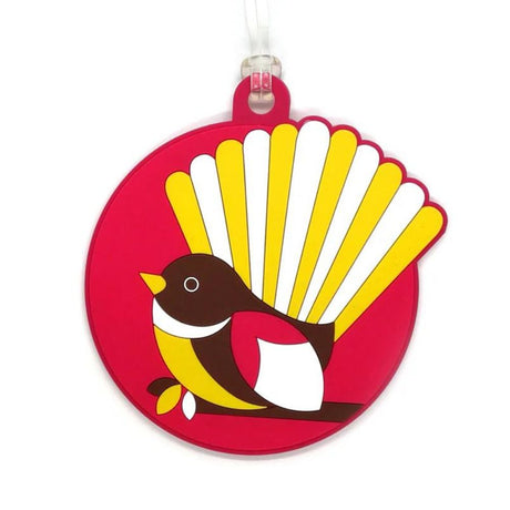 DBL Bag Tag - Iconic Fantail - Funky Gifts NZ