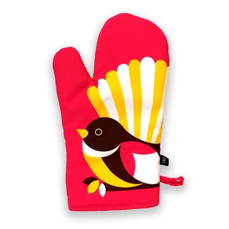 DBL Oven Glove - Iconic Fantail - Funky Gifts NZ