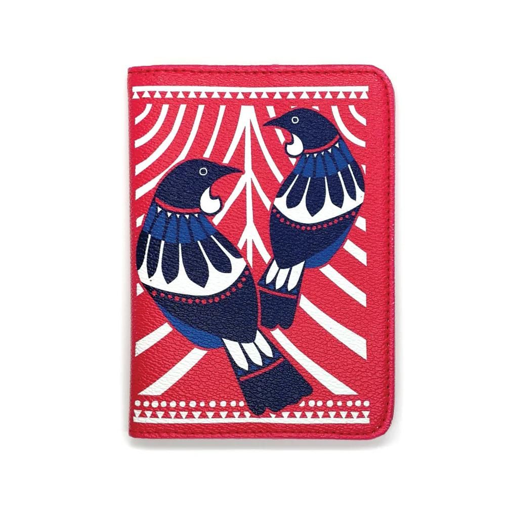 DBL Kiwiana Passport Holder - Scandi Tui - Funky Gifts NZ