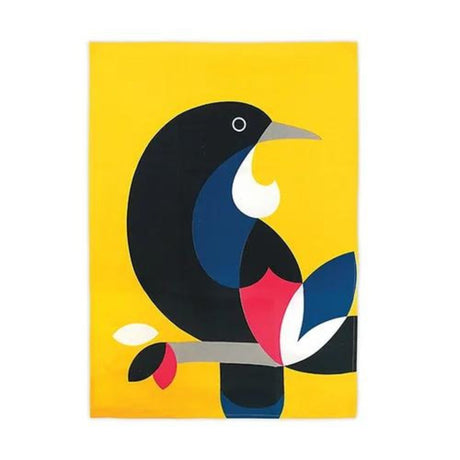 DBL Kiwiana Tea Towel - Iconic Tui - Funky Gifts NZ