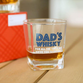 Dad's Whisky Glass - Funky Gifts NZ
