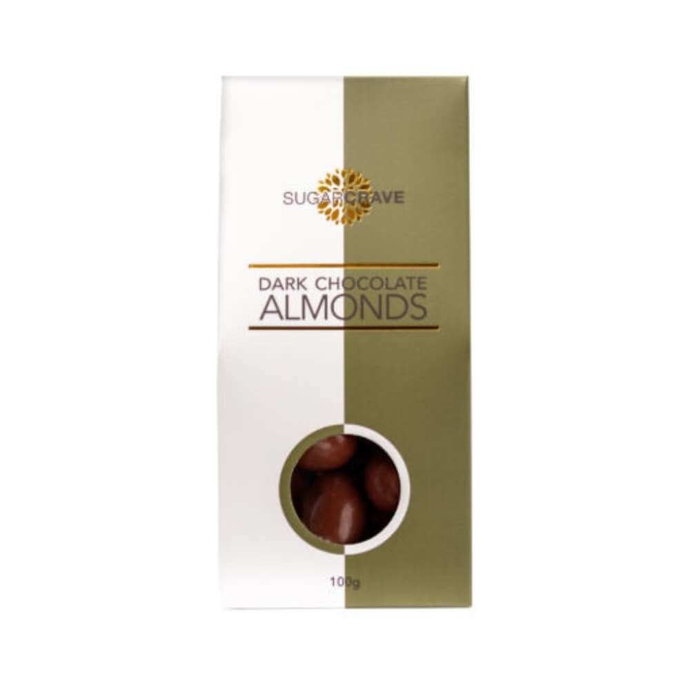 Dark Chocolate Almonds - Funky Gifts NZ