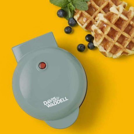 Davis & Waddell Mini Waffle Maker Green - Funky Gifts NZ