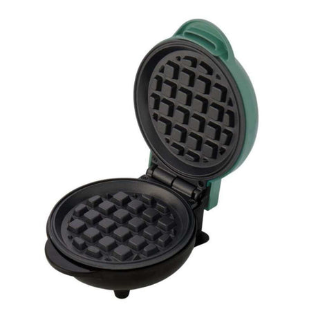 Davis & Waddell Mini Waffle Maker Green - Funky Gifts NZ