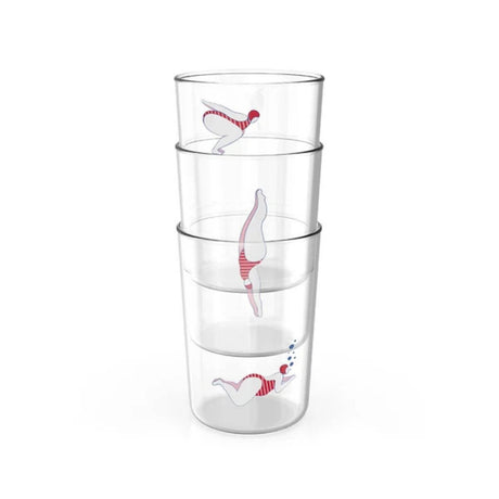 Deep Dive Set of 3 Glasses - Funky Gifts NZ