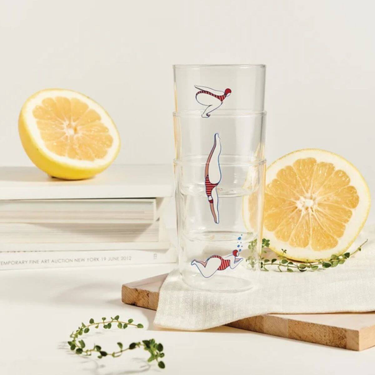 Deep Dive Set of 3 Glasses - Funky Gifts NZ