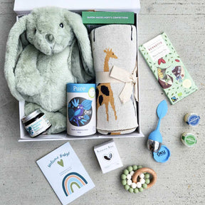 Deluxe Baby Boy On The Way Gift Box - Funky Gifts NZ