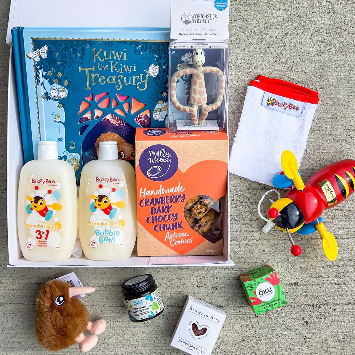 Deluxe Kiwiana Baby Gift Box - Funky Gifts NZ