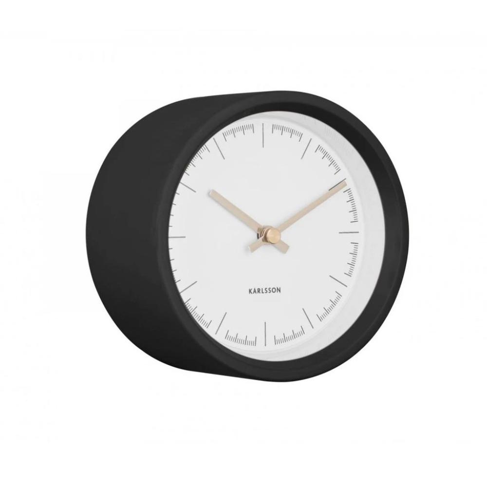 Karlsson Wall Clock Dense - Black - Funky Gifts NZ