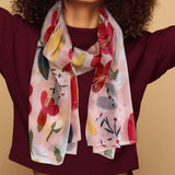 Designer Kiwiana Scarf - Aotearoa Bloom - Funky Gifts NZ