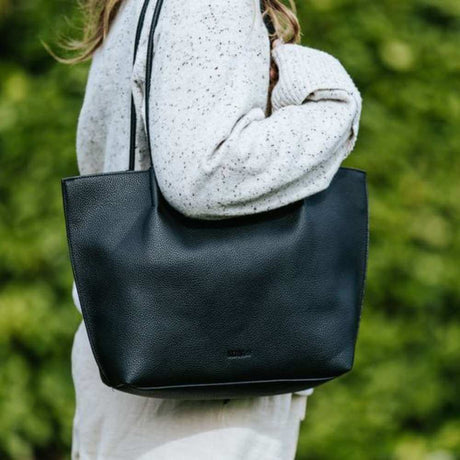 Devonport Tote Bag - Black - Funky Gifts NZ