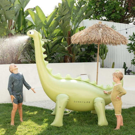 SunnyLife Dino Giant Sprinkler Into the Wild Khaki - Funky Gifts NZ