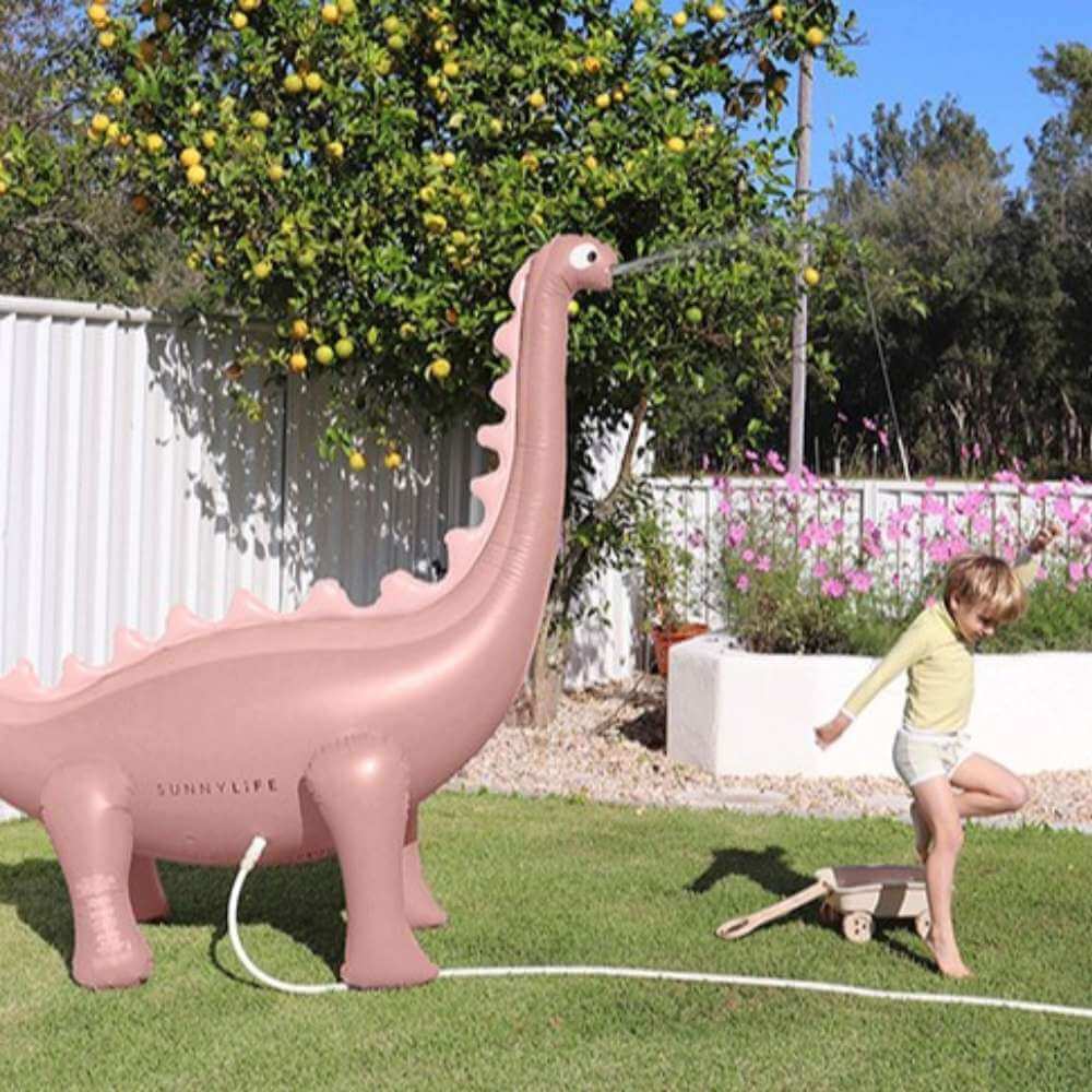 SunnyLife Dino Giant Sprinkler Into the Wild Pink - Funky Gifts NZ