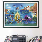 Disney Maps: Little Mermaid 1000pc Puzzle - Funky Gifts NZ