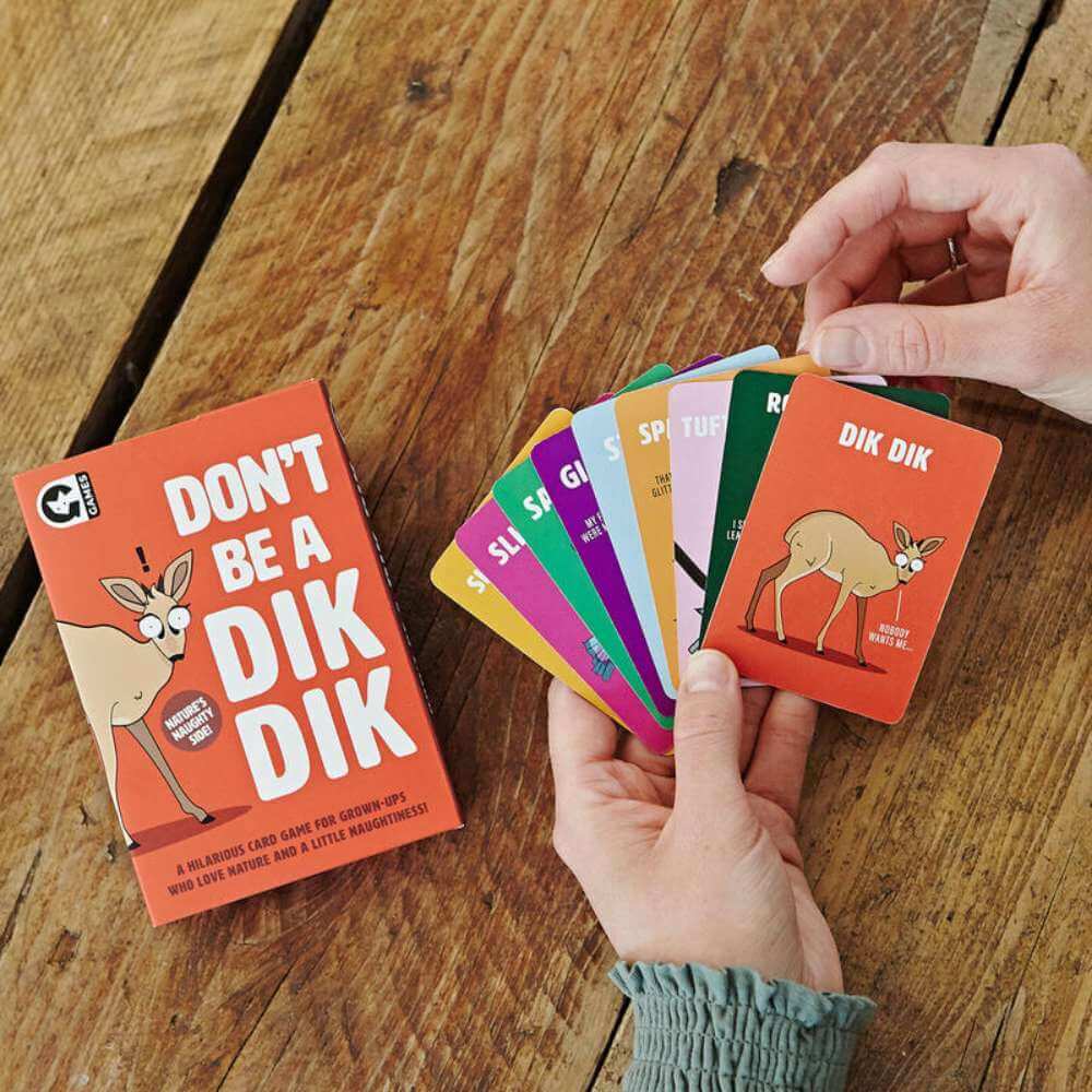 Don't Be A Dik Dik Card Game - Funky Gifts NZ