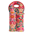 Double Bottle Bag - Flower Patch - Funky Gifts NZ