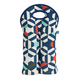 Double Bottle Bag - Geo - Funky Gifts NZ