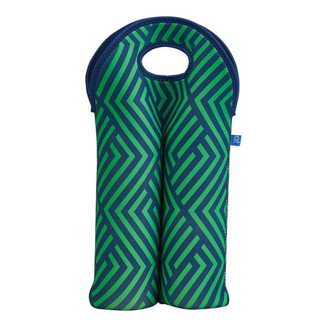 Double Bottle Bag - Zig Zag - Funky Gifts NZ