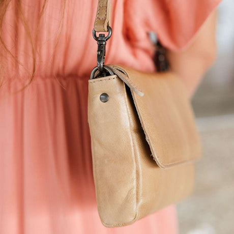 Dusky Robin Sara Bag Tan - Funky Gifts NZ
