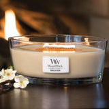 Ellipse WoodWick Scented Soy Candle - Vanilla Bean - Funky Gifts NZ