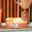 Ellipse WoodWick Scented Soy Candle - Yuzu Blooms - Funky Gifts NZ