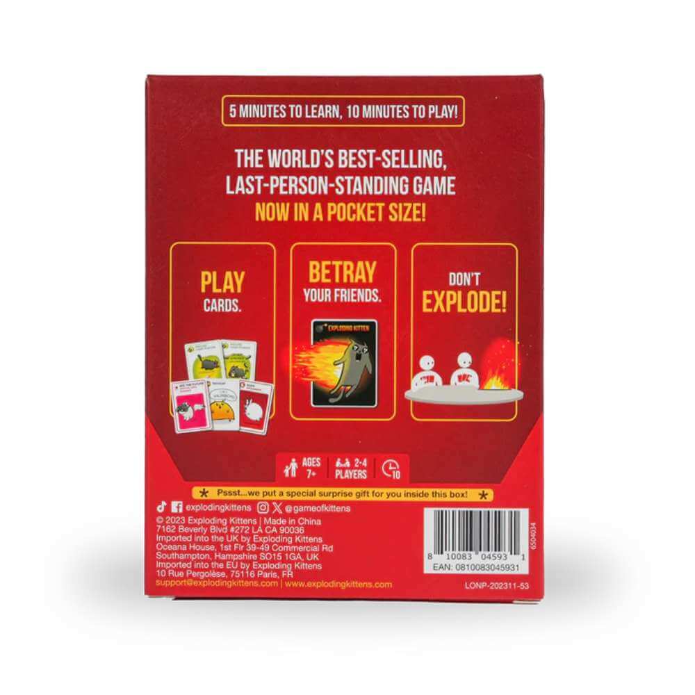 Exploding Kittens - Grab & Go Edition - Funky Gifts NZ