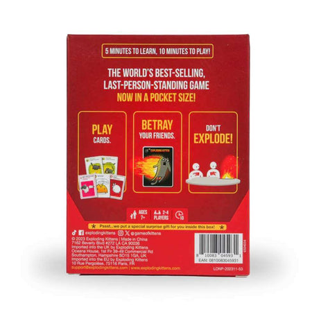Exploding Kittens - Grab & Go Edition - Funky Gifts NZ