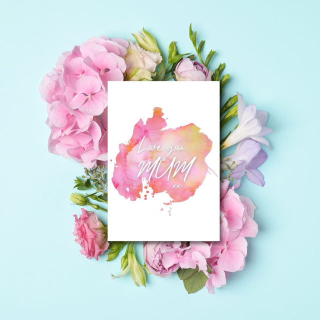 Mother's Day Greeting Card - Mum xx - Funky Gifts NZ