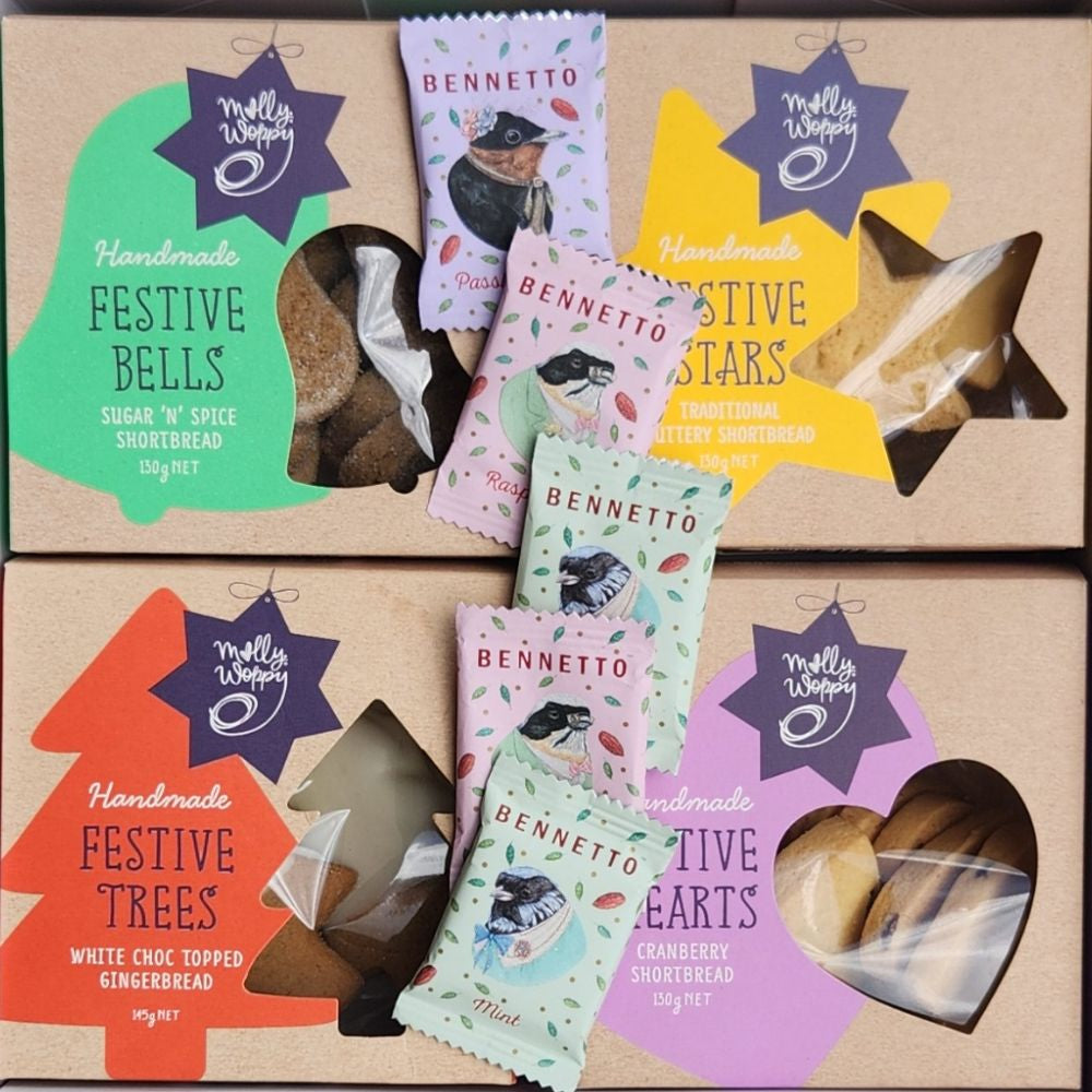 Festive Cookie Crunch Gift Box - Funky Gifts NZ
