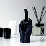 F*ck You Hand Candle- Black - Funky Gifts NZ