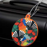DBL Bag Tag - Fantail Paradise - Funky Gifts NZ