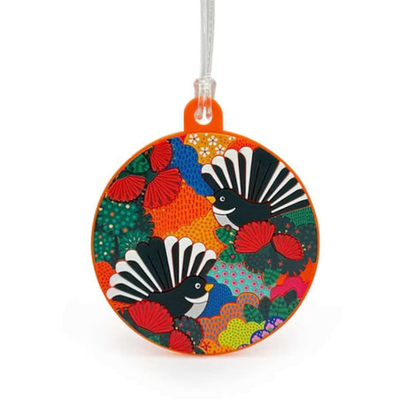 DBL Bag Tag - Fantail Paradise - Funky Gifts NZ