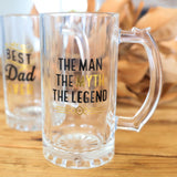 Celebration The Man Beer Glass - Funky Gifts NZ