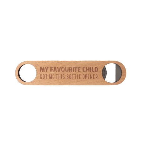 Splosh Wooden Bottle Opener - Favourite Child - Funky Gifts NZ