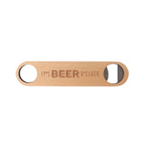 Splosh Wooden Bottle Opener - Beer O'Clock - Funky Gifts NZ