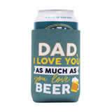Father's Day Love Beer Stubby Cooler - Funky Gifts NZ
