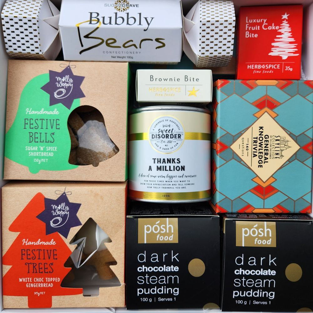 Festive Trivia & Treats Box - Funky Gifts NZ