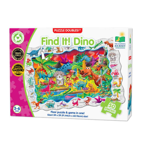 Find It! Dinosaurs Puzzle - Funky Gifts NZ