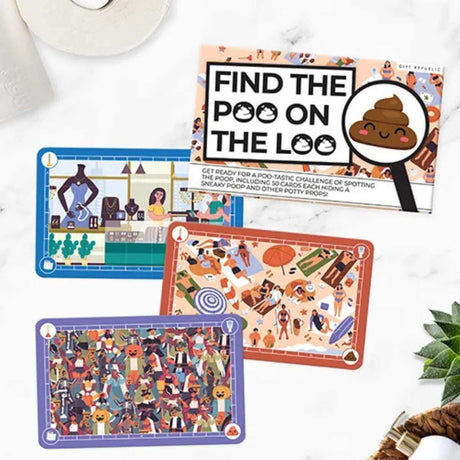 Find the Poo on the Loo Cards - Funky Gifts NZ