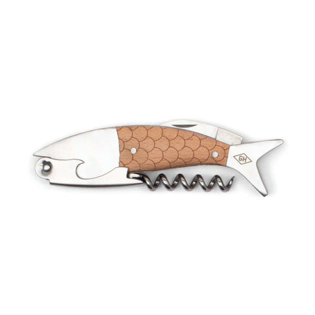 Gentlemen's Hardware - Fish Shaped Waiters Corkscew - Funky Gifts NZ