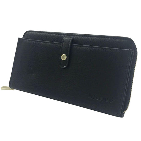 Fitzroy Wallet - Black - Funky Gifts NZ