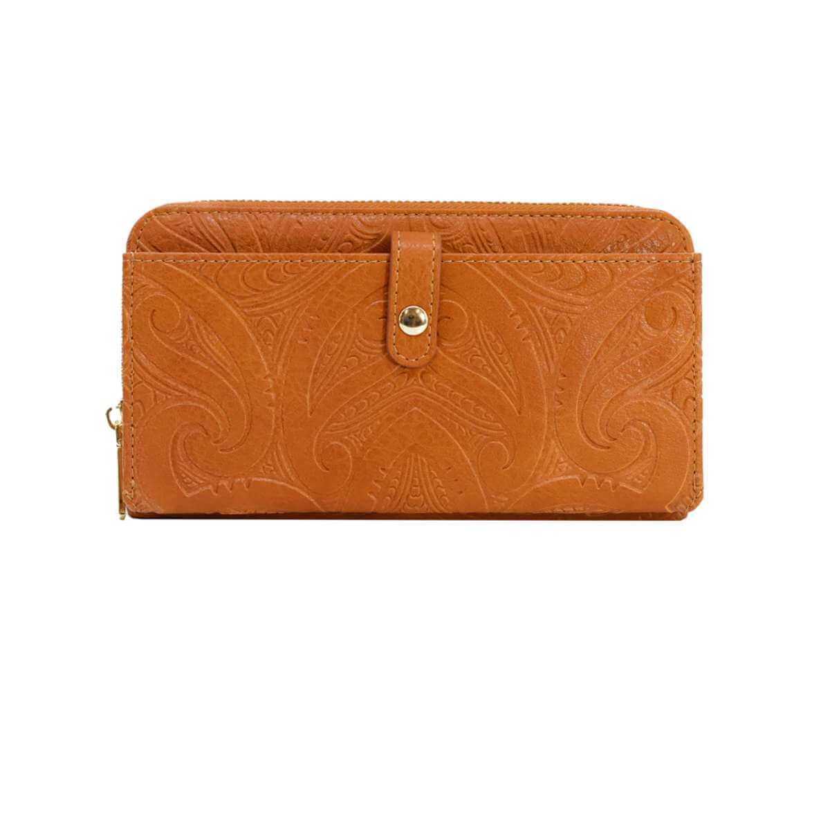 Fitzroy Wallet - Miriama Grace-Smith Tan - Funky Gifts NZ